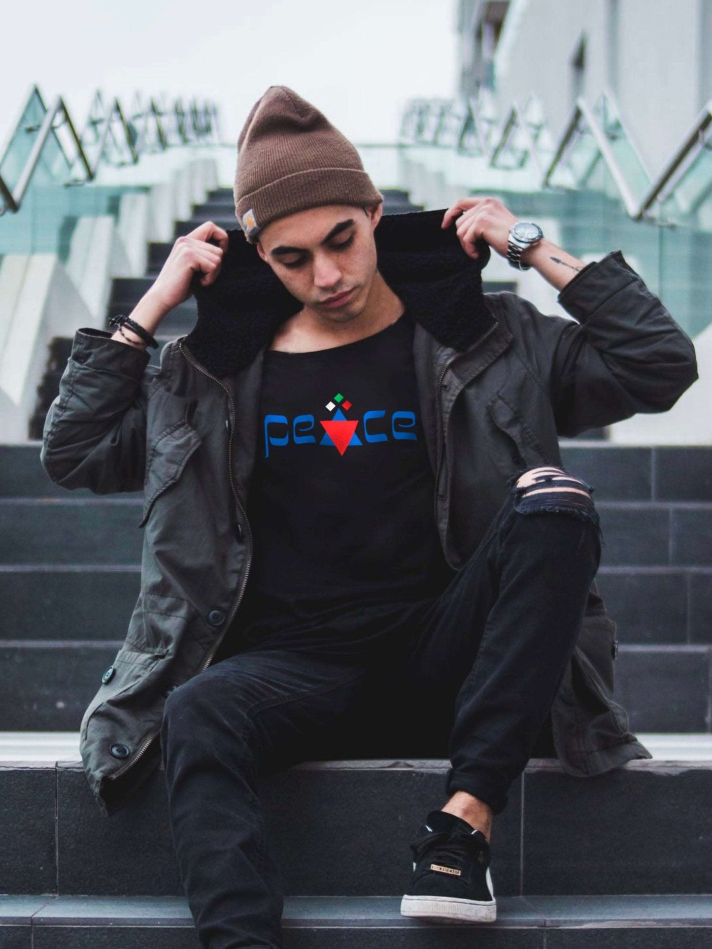 Gabor Maté Peace - Long Sleeve Tee - StandUpStrong