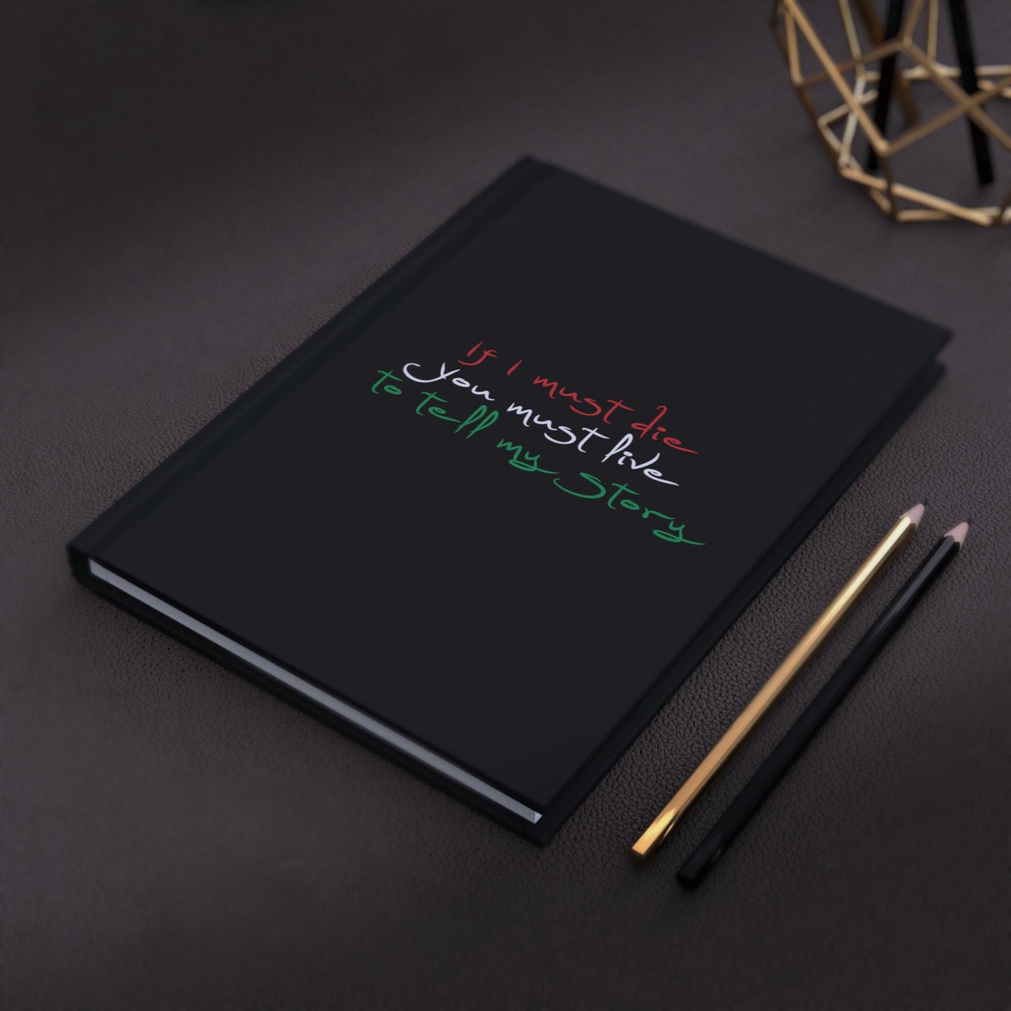 Refaat Alareer - Hardcover Journal - StandUpStrong