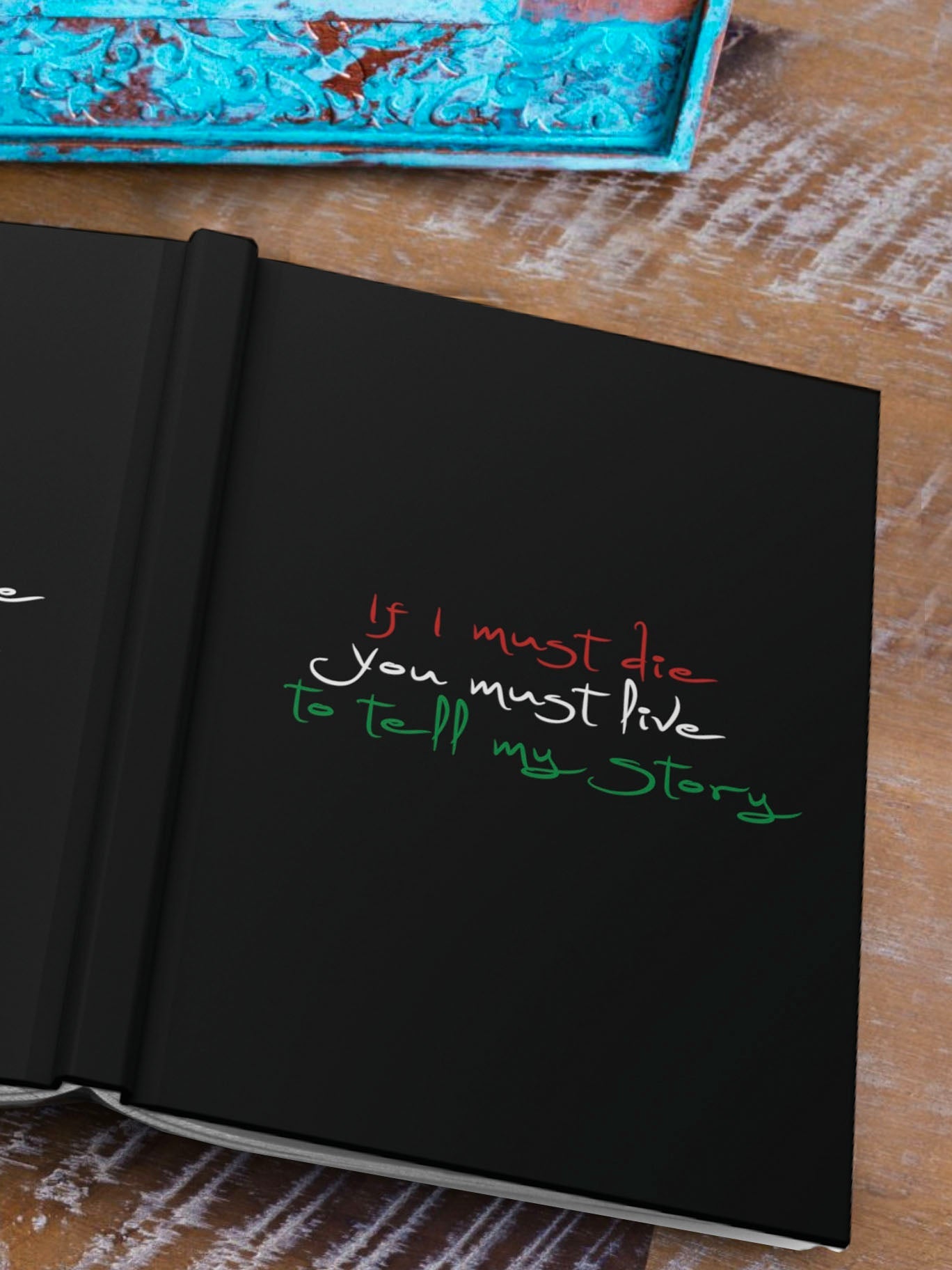 Refaat Alareer - Hardcover Journal - StandUpStrong